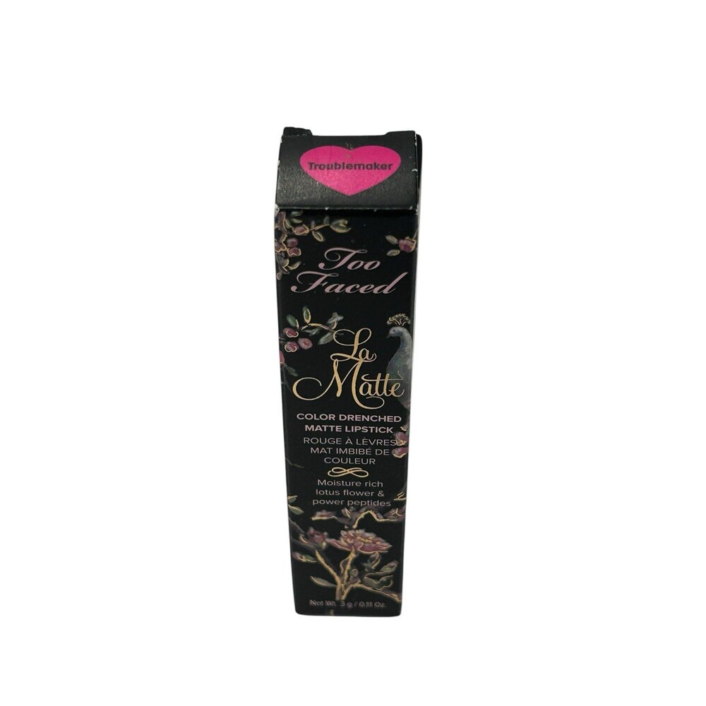 TOO FACED LA MATTE COLOR DRENCHED LIPSTICK 3 G / .11 OZ - “ Troublemaker”